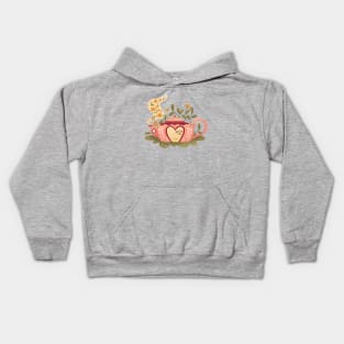 Tea pot house Kids Hoodie